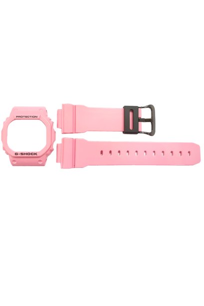 Casio G-Shock กรอบและสาย รุ่น DW-5600LR-4 (สีชมพู)